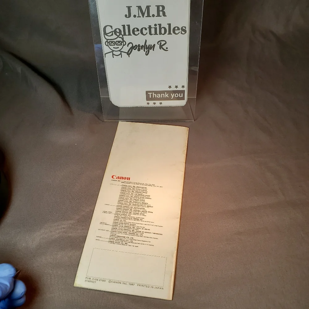 Original Canon EOS 650 Camera Brochure 1987 Edition